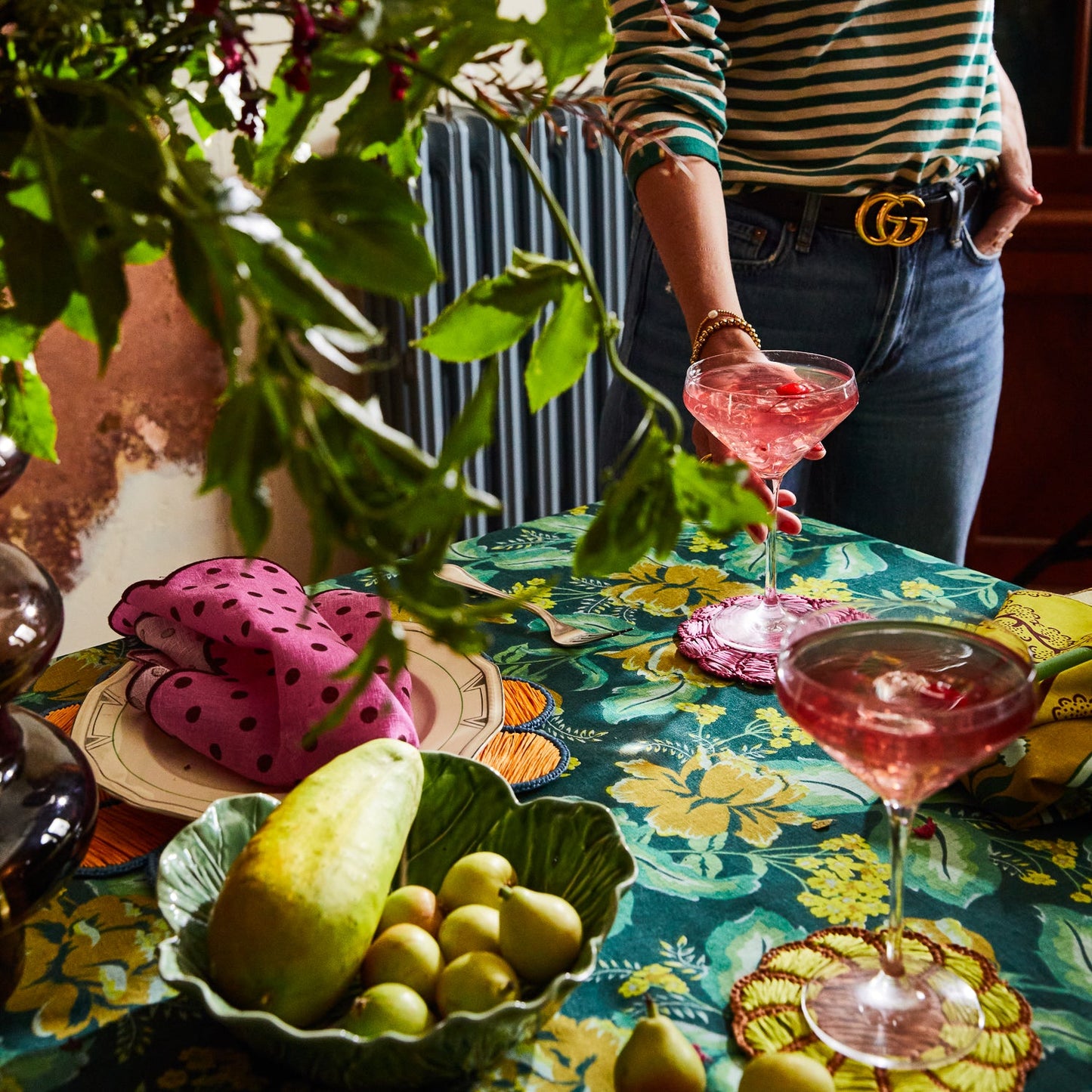 Sage X Clare - Margot Table Cloth - Forest