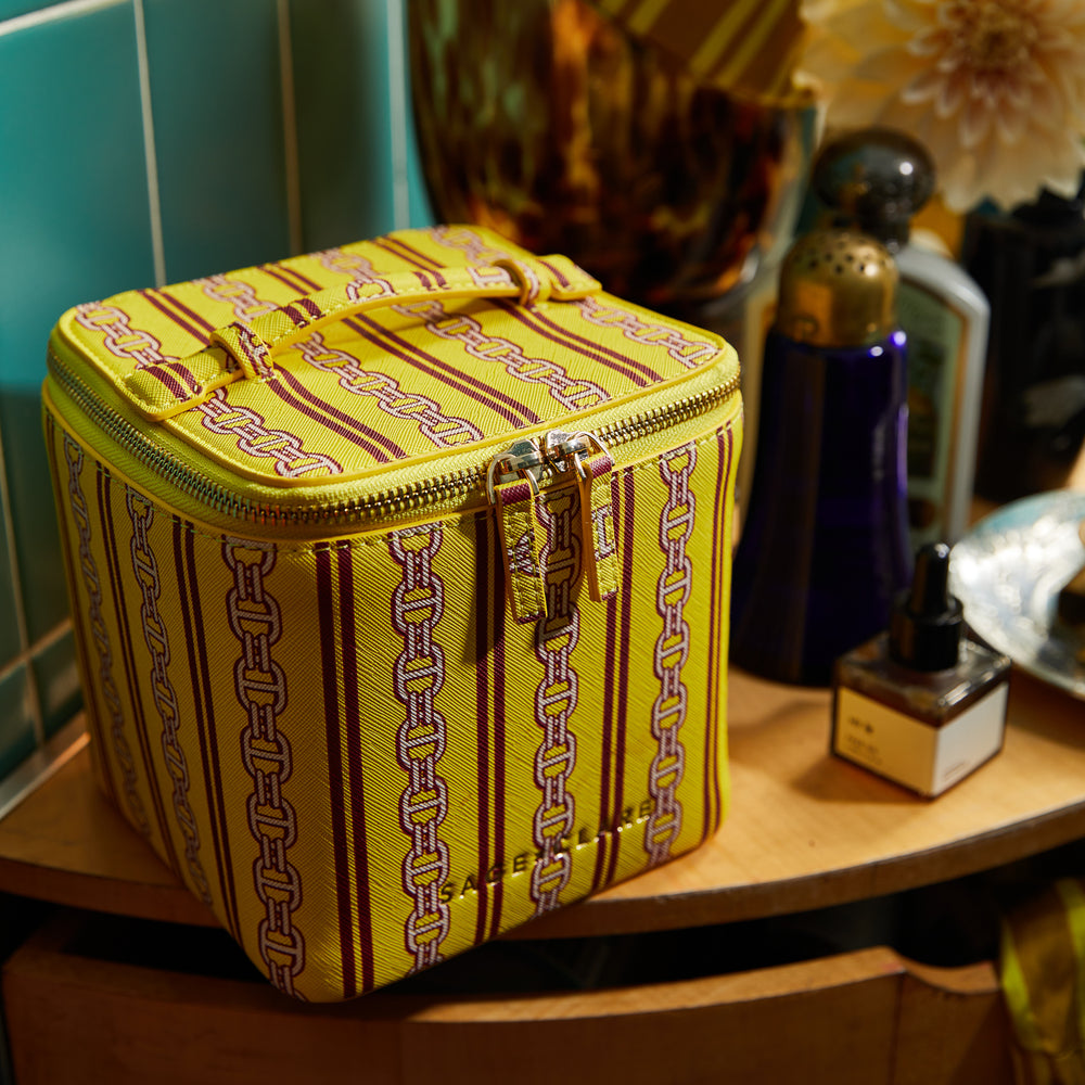 Sage X Clare - Acadia Cosmetic Case - Mustard
