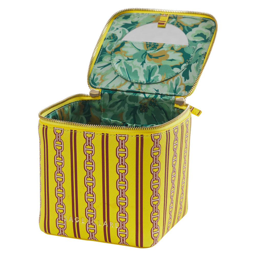 Sage X Clare - Acadia Cosmetic Case - Mustard