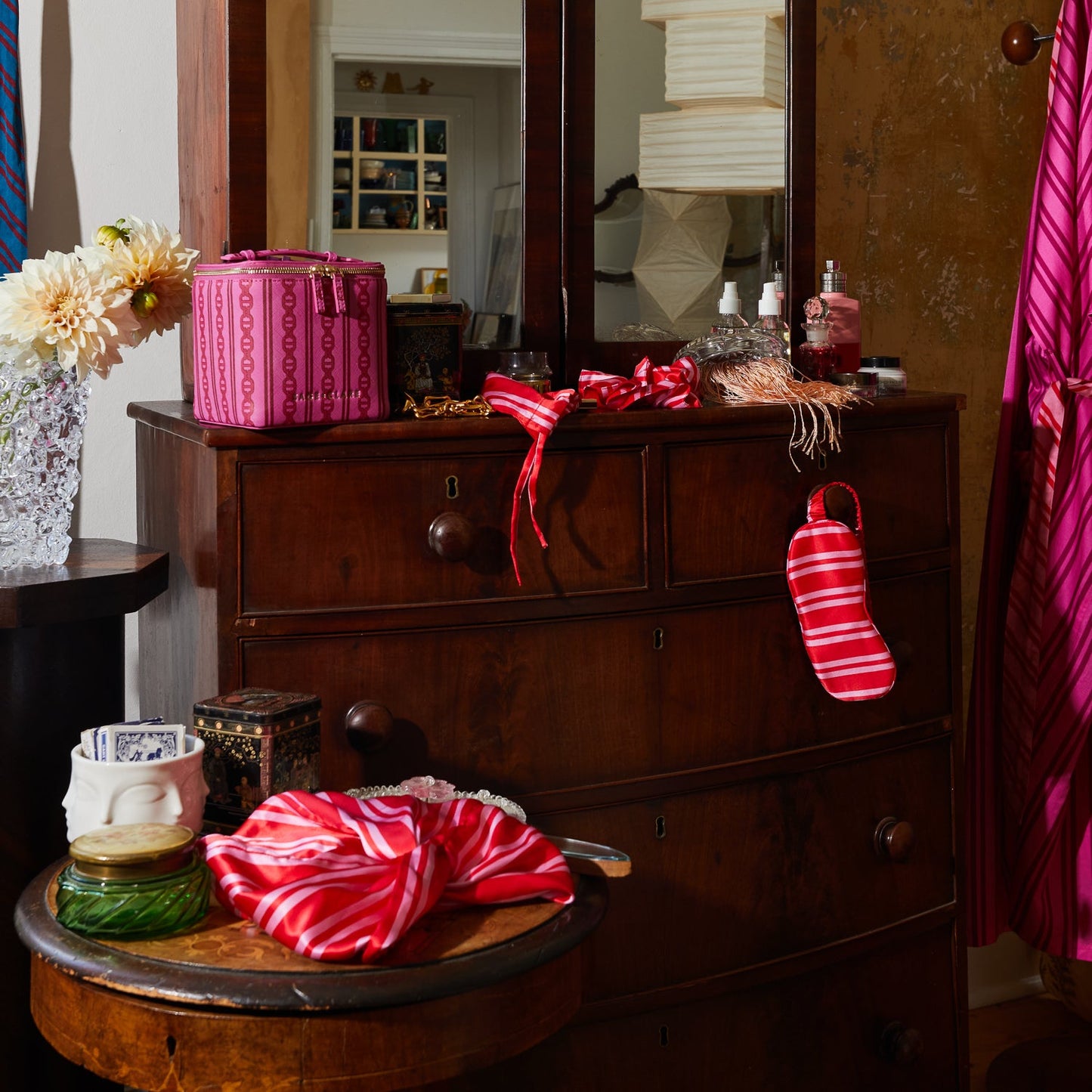 Sage X Clare - Taylor Silk Hair Turban - Scarlet