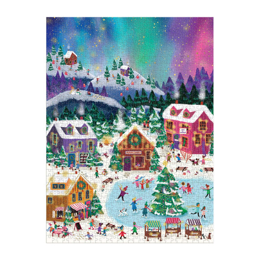 Galison - Joy Laforme - Northern Lights Foil Puzzle - 1000pc
