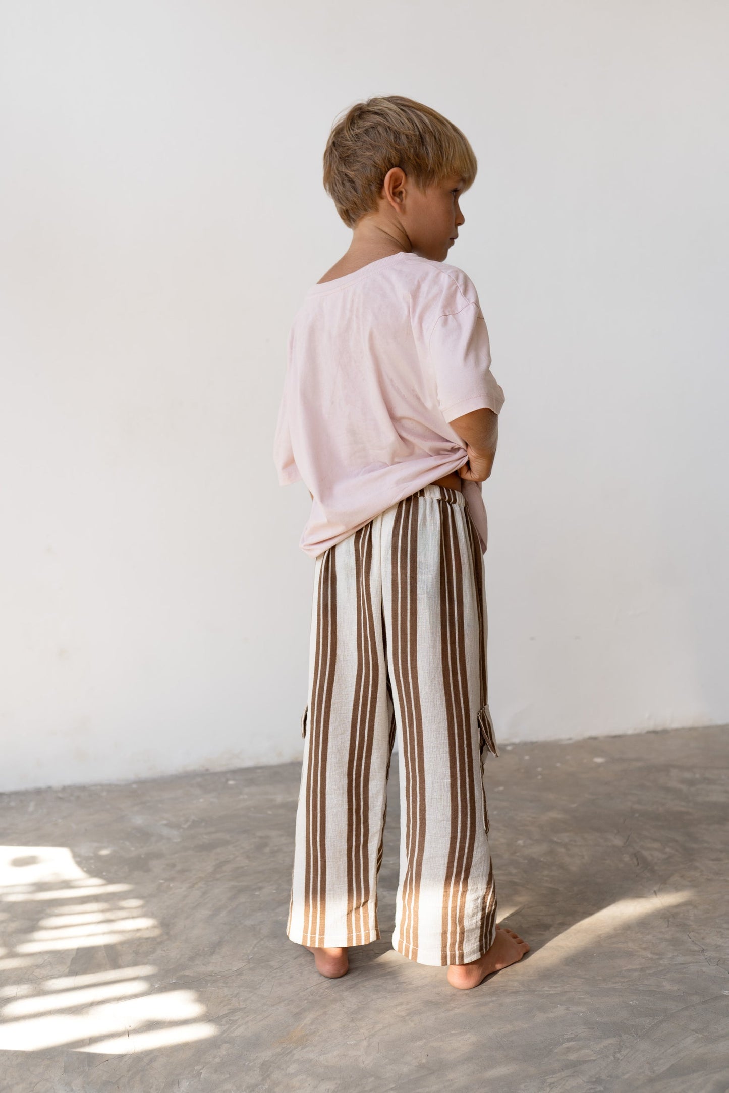 Illoura The Label - Hennie Pants - Cocoa Stripe