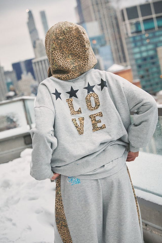 Sabbi - The Be Happy Hoodie - Leopard