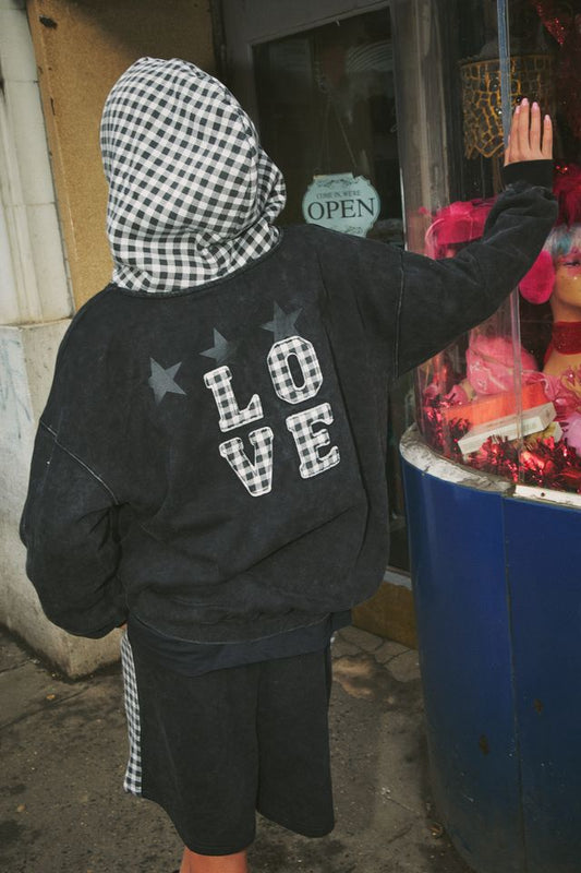 Sabbi - The Be Happy Hoodie - Gingham