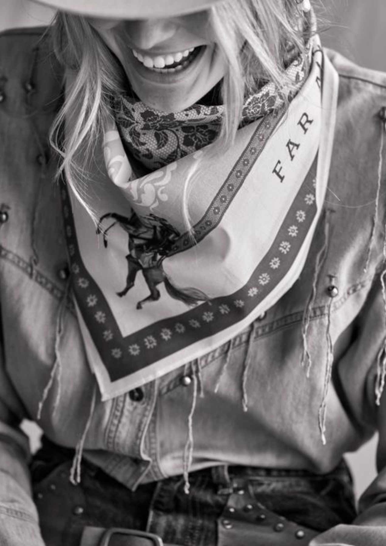 FAR MER By Whitney - Paisley Palomino - Silk Scarf