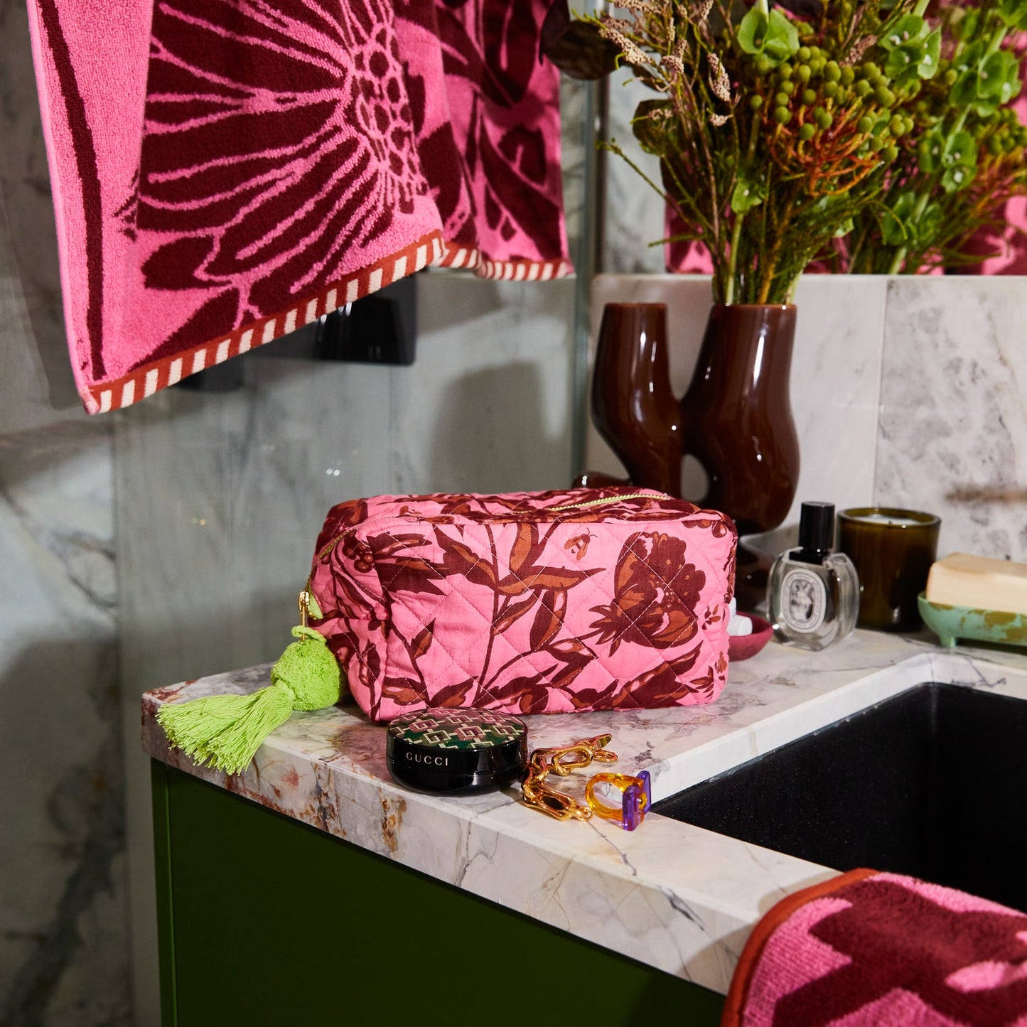 Sage X Clare - Safia Beauty Bag