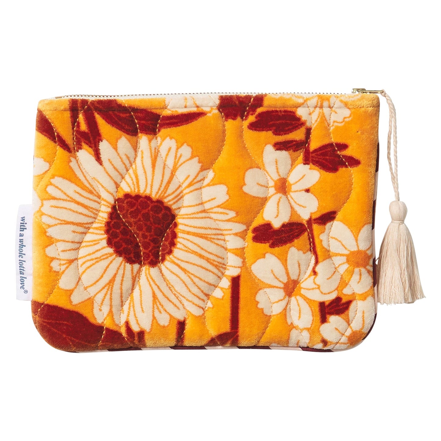 Sage X Clare - Bernanda Velvet Pouch - Valencia