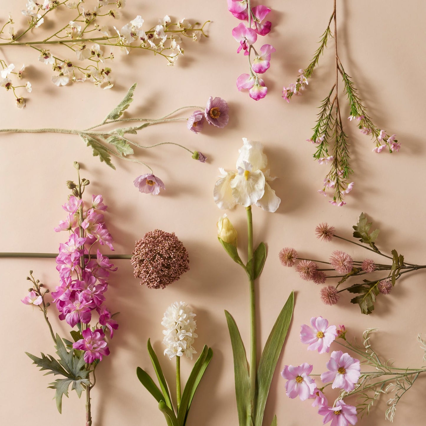 Rogue - Cosmos Flower Spray Stem - Light Pink