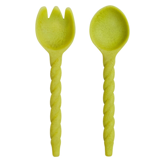 Sage X Clare - Rose Resin Salad Servers
