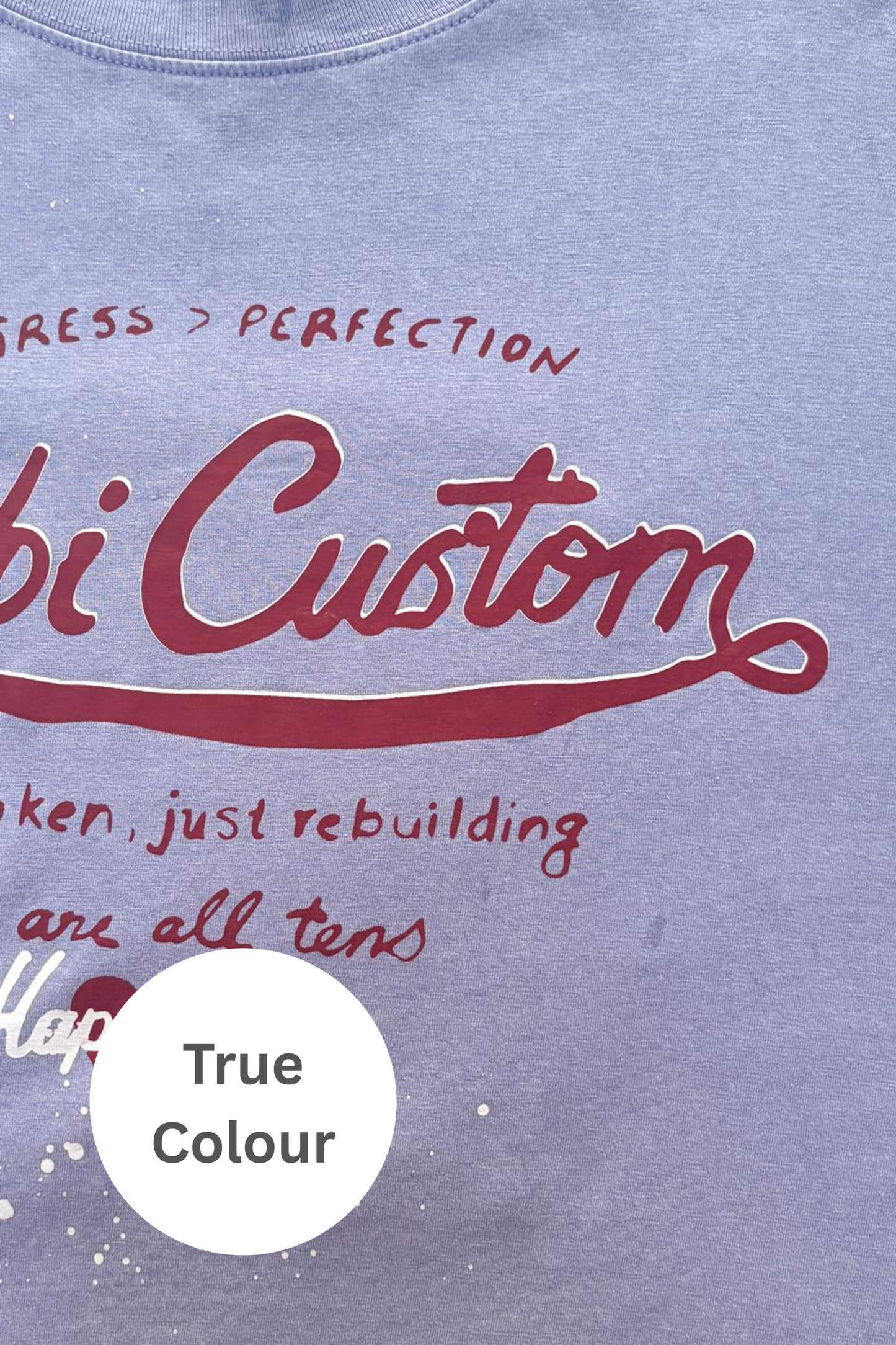 Sabbi - THE LONG SLEEVE SABBI CUSTOM TEE - LILAC