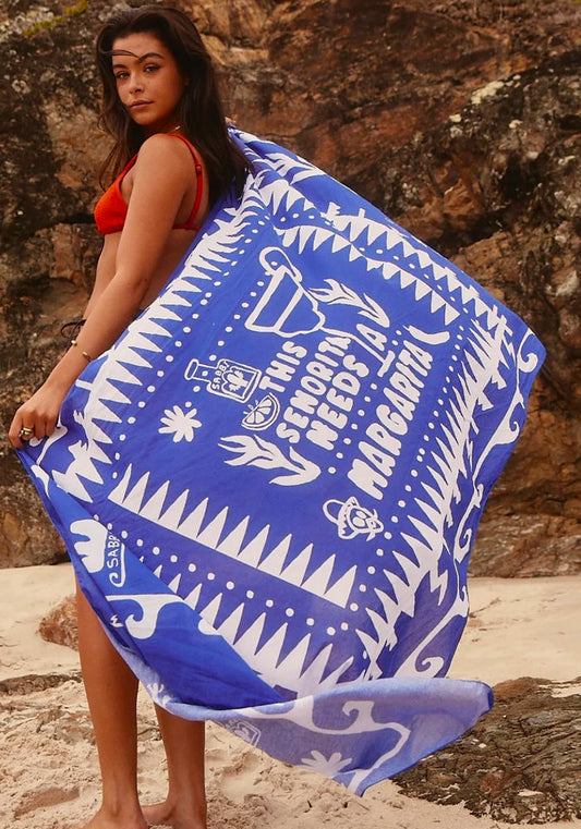 Sabbi -  Margarita Sarong - Blue