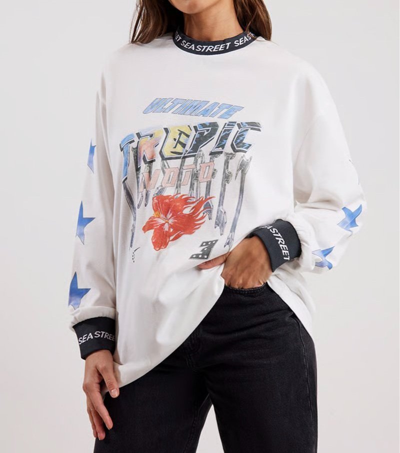 Sea Street - Tropical Moto Long Sleeve Tee