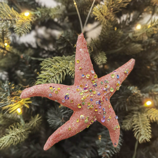 Urban - Star Fish - Hanging Decoration - Pink