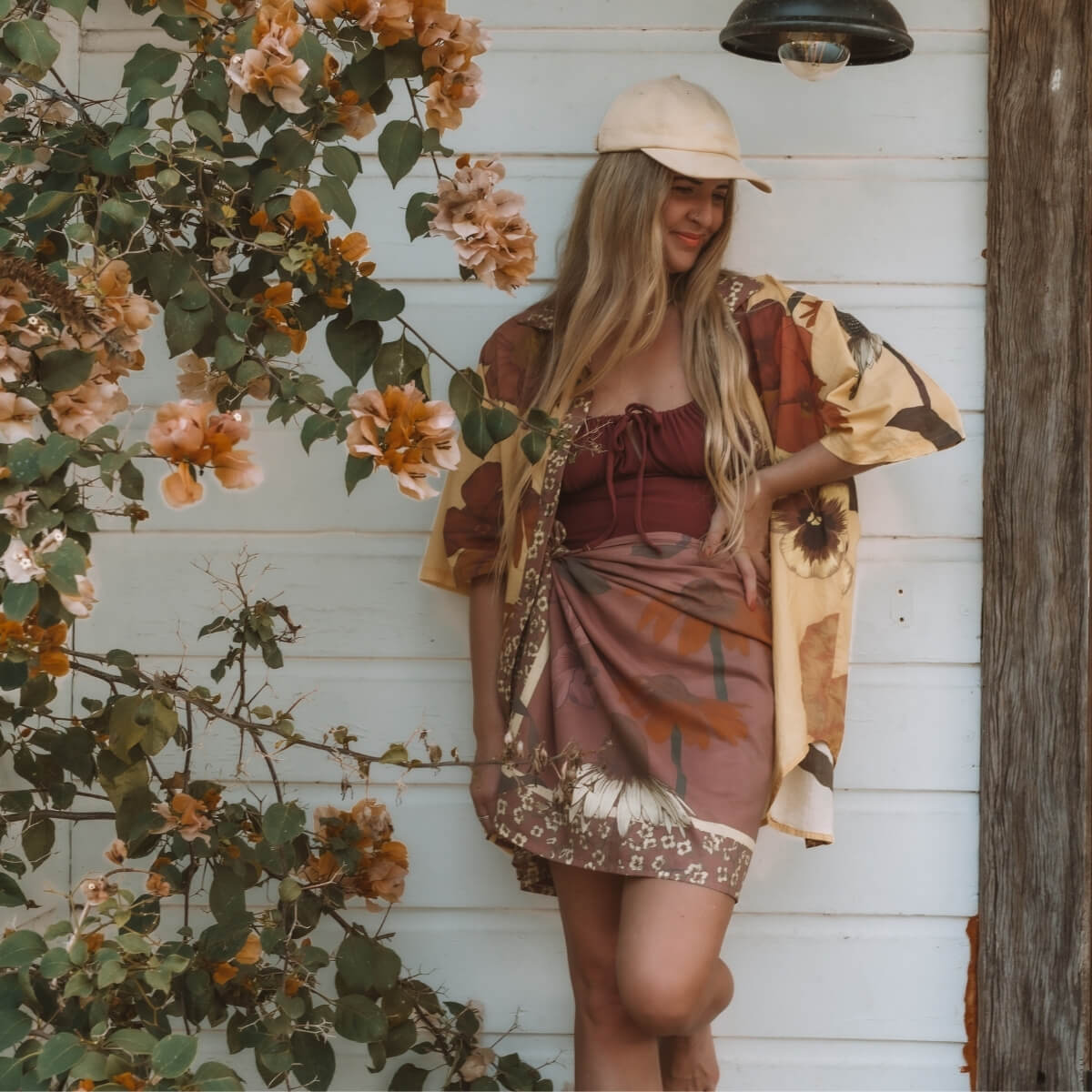 Wandering Folk - Glades Over Swim Shirt - Chamomile