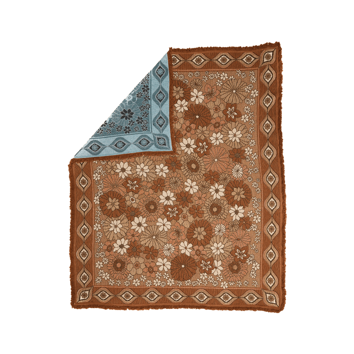 Wandering Folk - Throw Rug - Lola - Copper