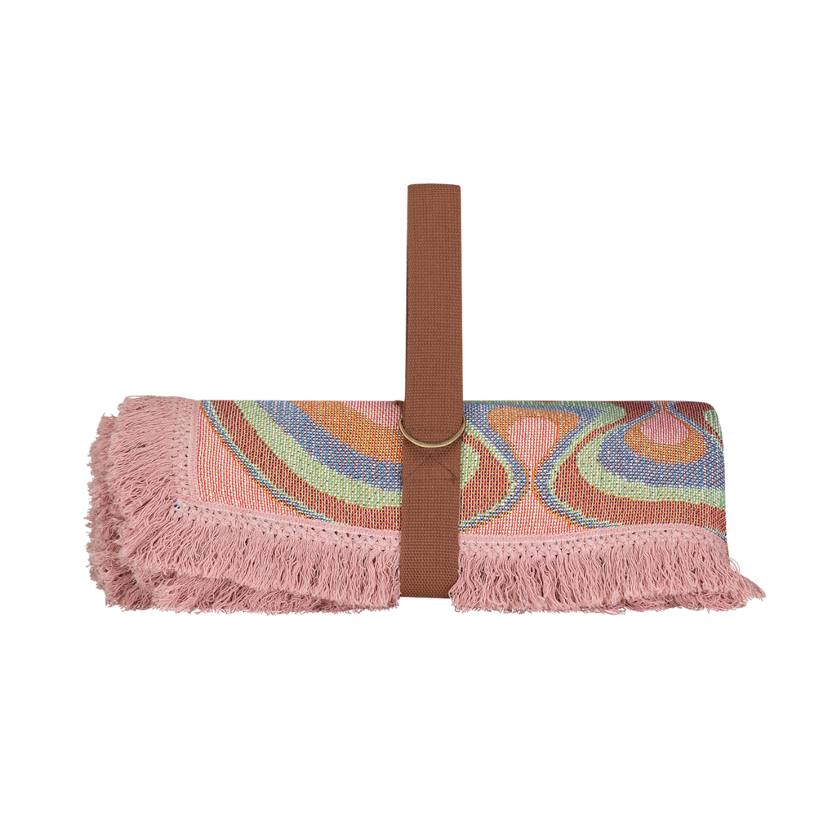 Wandering Folk Throw Rug - Morrison Throw - Floss