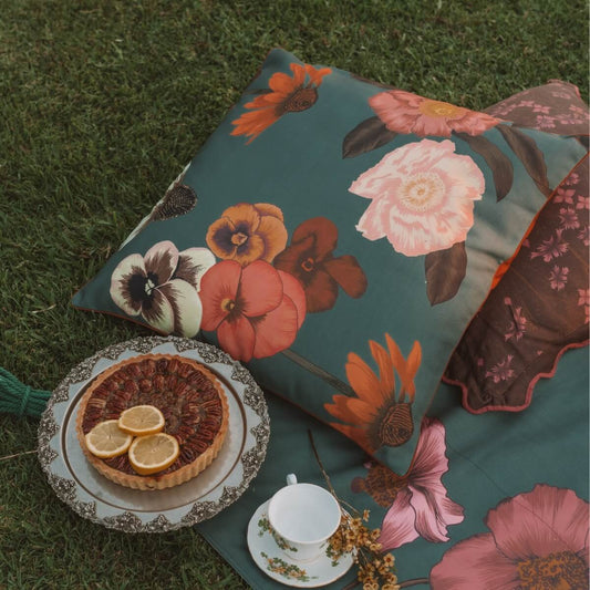 Wandering Folk - Glades Cushion Cover - Willow