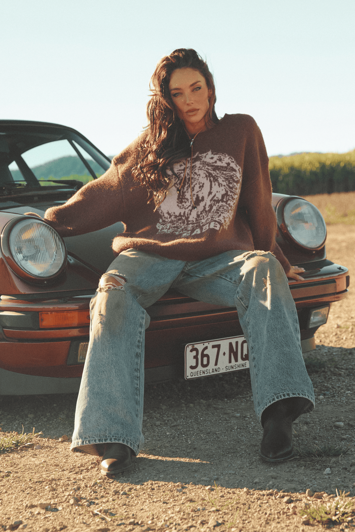 Sabbi - THE WHO THE BUCK CARES KNIT JUMPER - Dropping Weds 15/07/26 - 7pm