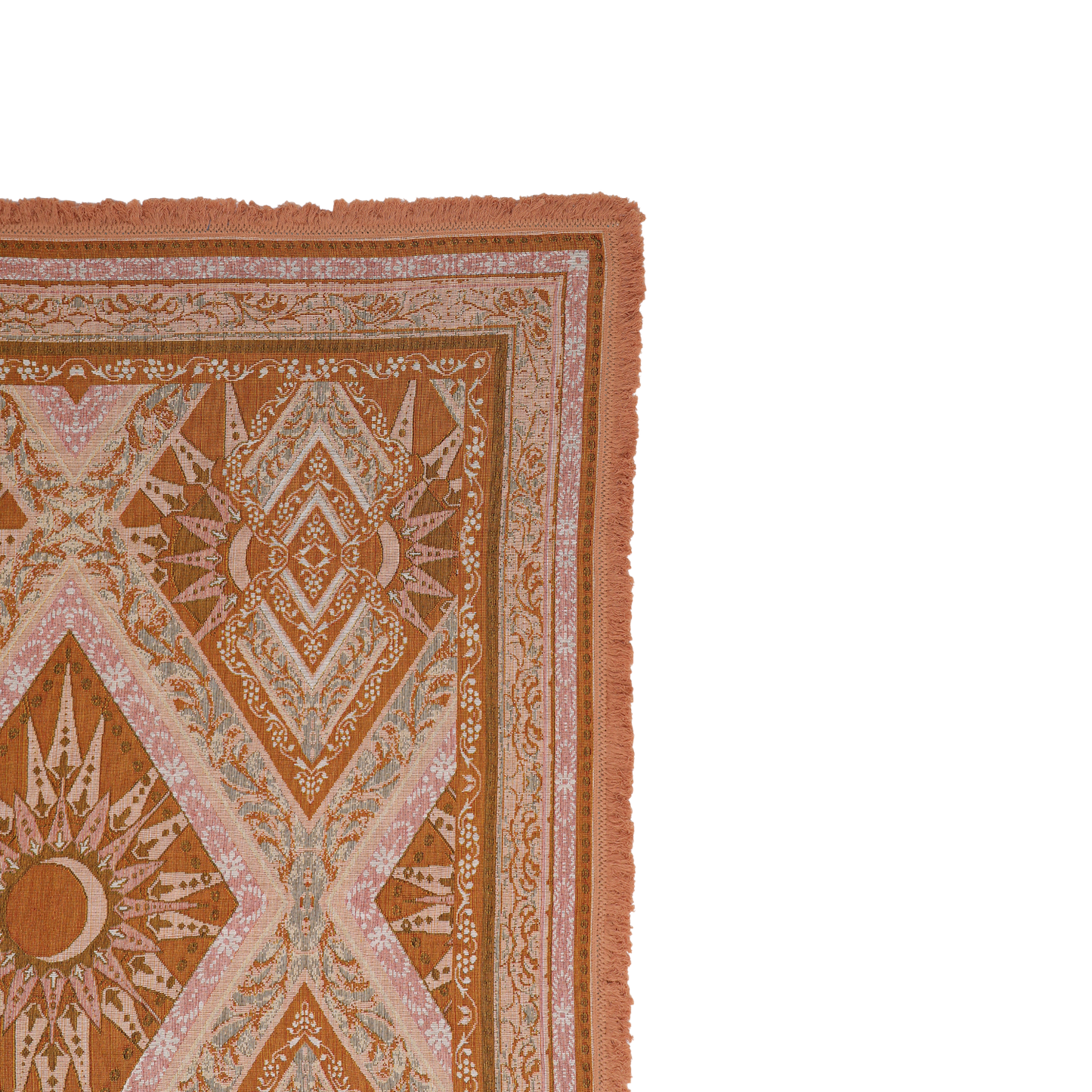 Wandering Folk Throw Rug - Moonrise