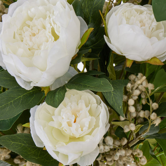 Rogue - Peony Lush Leaf - Alana White & Green