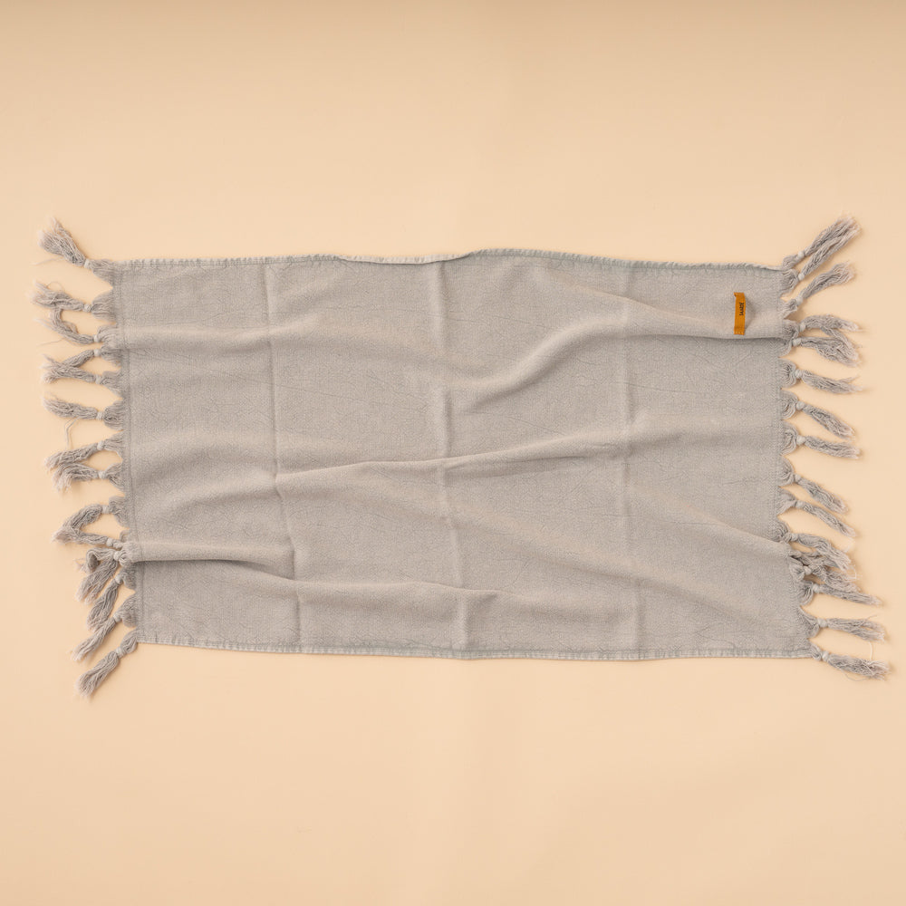 Saarde Vintage Wash Towel Range - Pale Grey