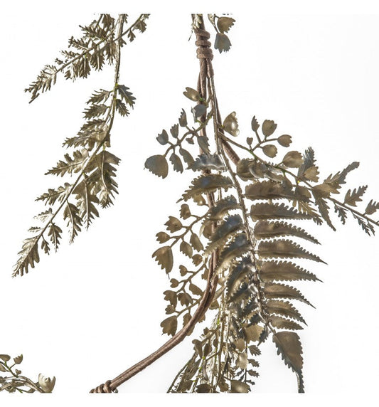 Dried Gum with Lights Garland - Champagne