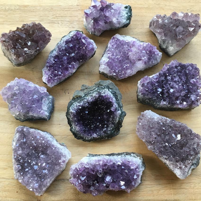 Amethyst Cluster Crystals