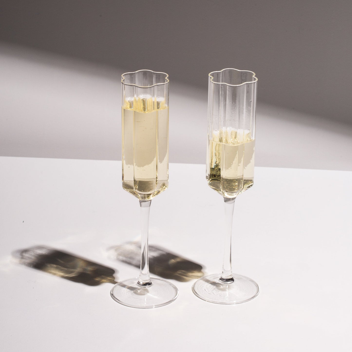 Fazeek Wave Flute Glasses - Set of Two