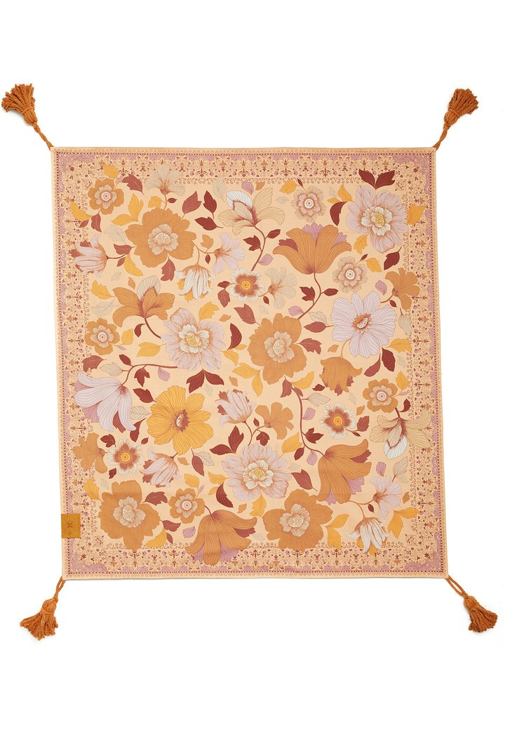 Wandering Folk Picnic Rug - Dawn