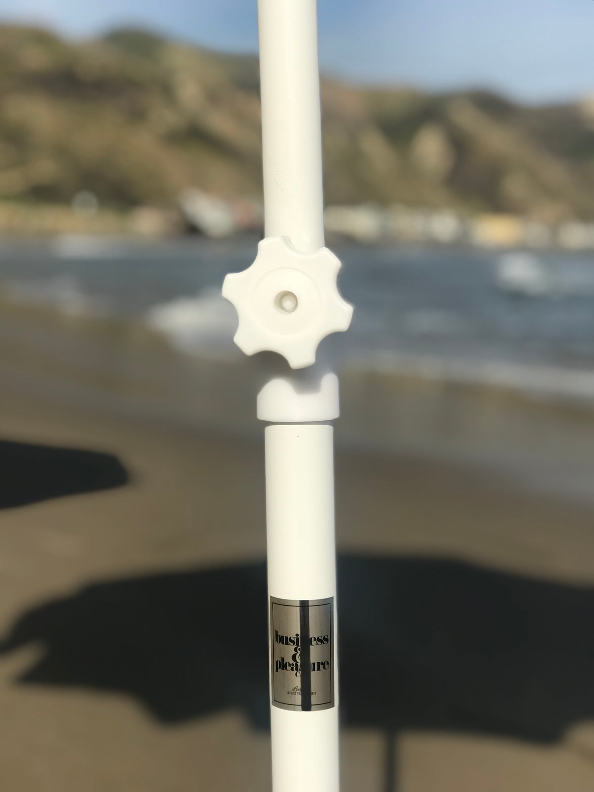 Family Beach Umbrella - Sage Lemons