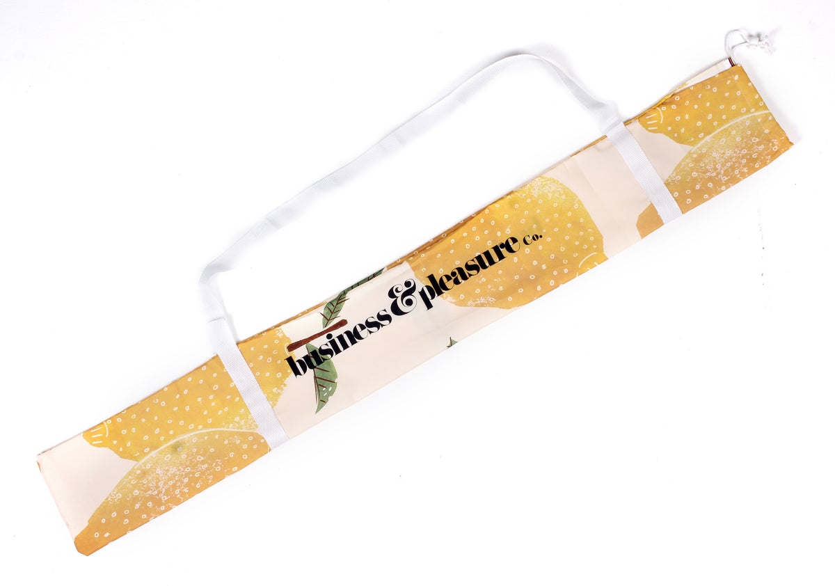 Family Beach Umbrella - Sage Lemons
