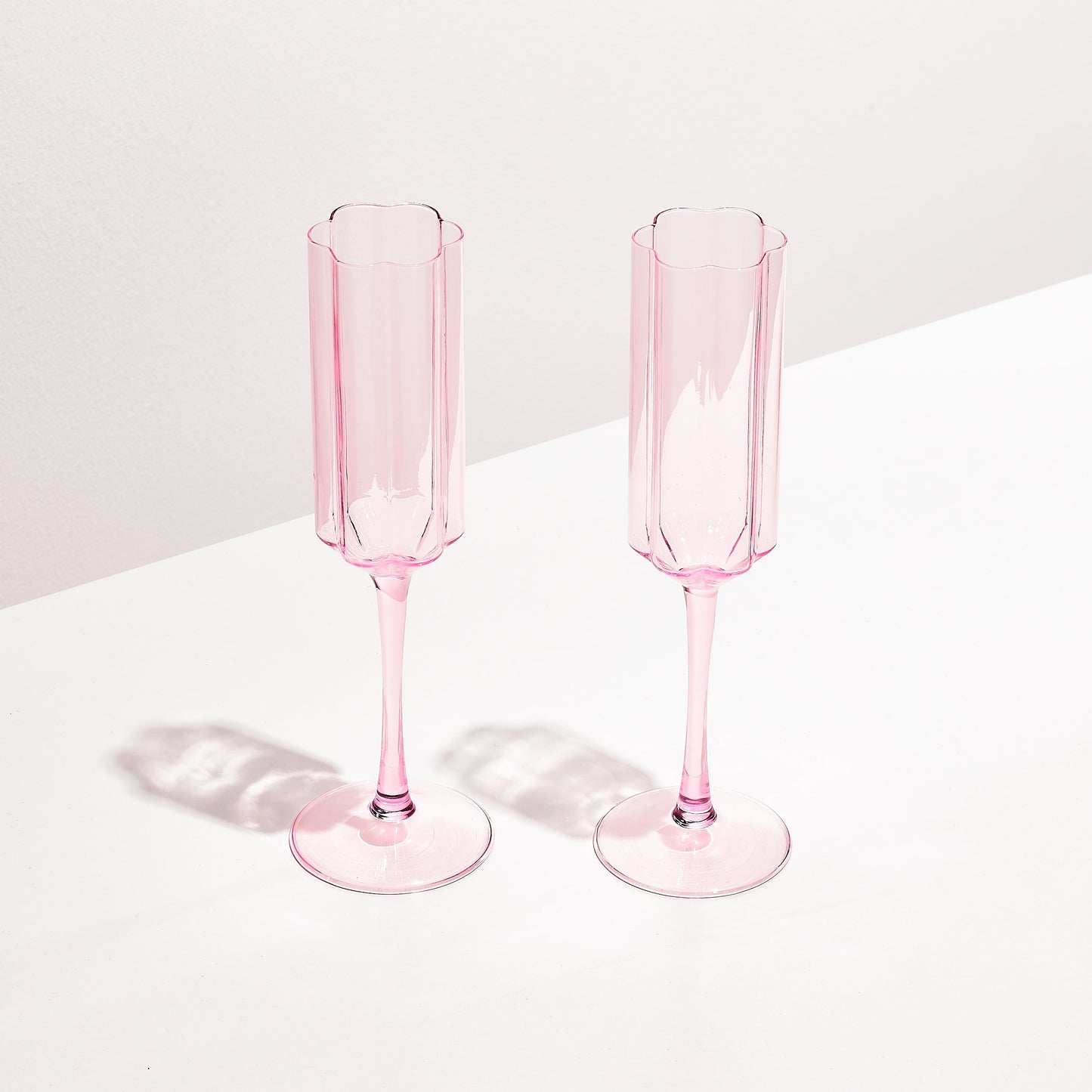 Fazeek Wave Flute Glasses - Set of Two