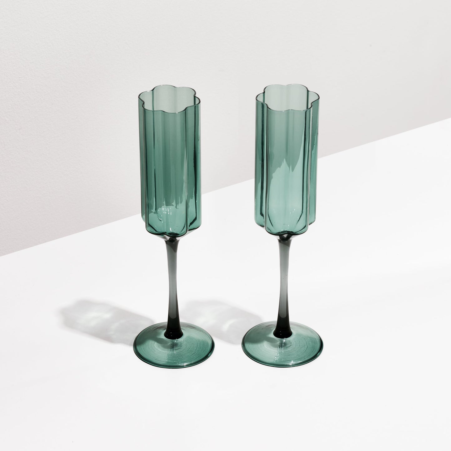 Fazeek Wave Flute Glasses - Set of Two