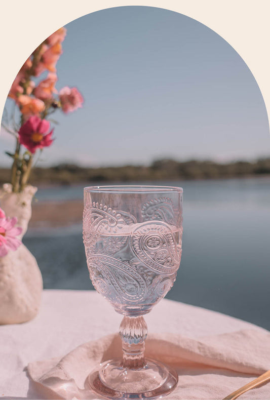 Wandering Folk Goblet Glassware - Set of 2