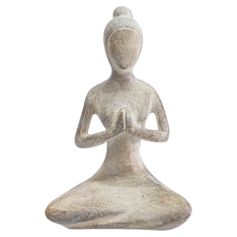 CTC - Yogi Lady Sculpture - Small Natural