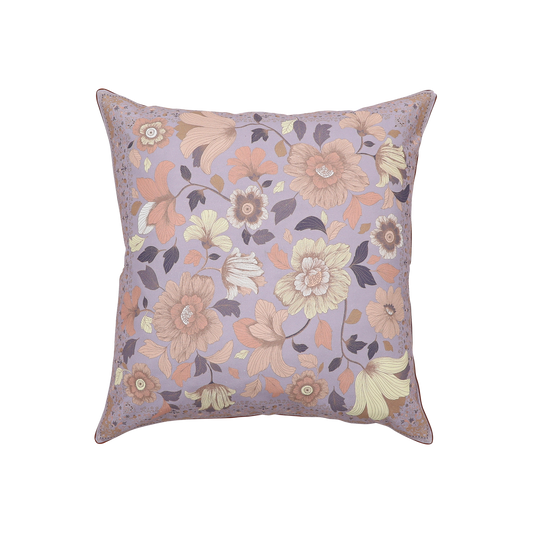Wandering Folk Cushion Cover - Grandé Fleur Lilac