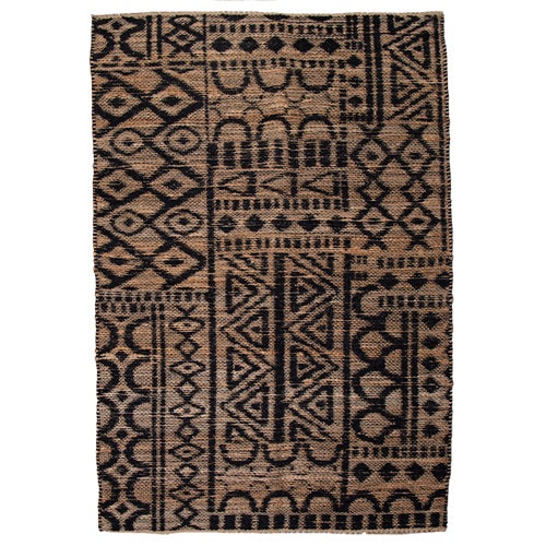 Black Attika Rug - Medium