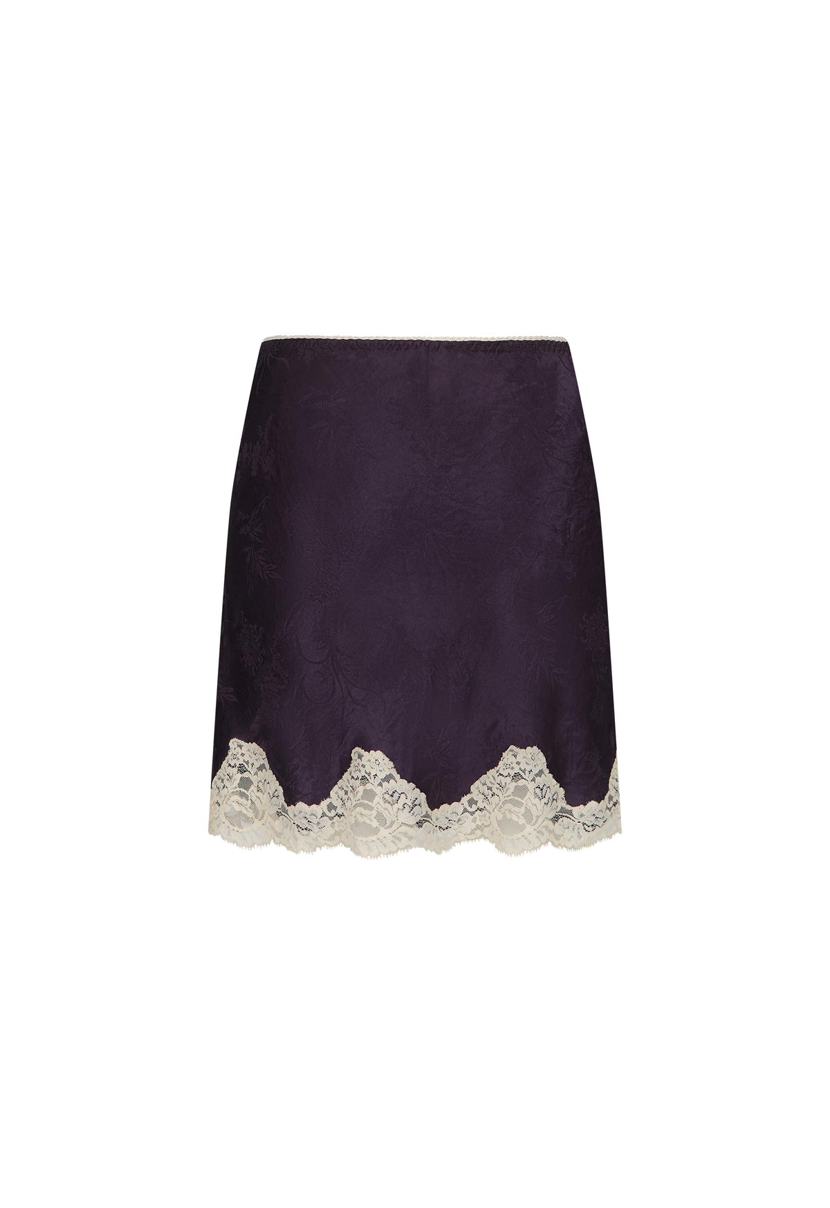 Spell - Lasiandra Lace Mini Skirt - Deep Violet