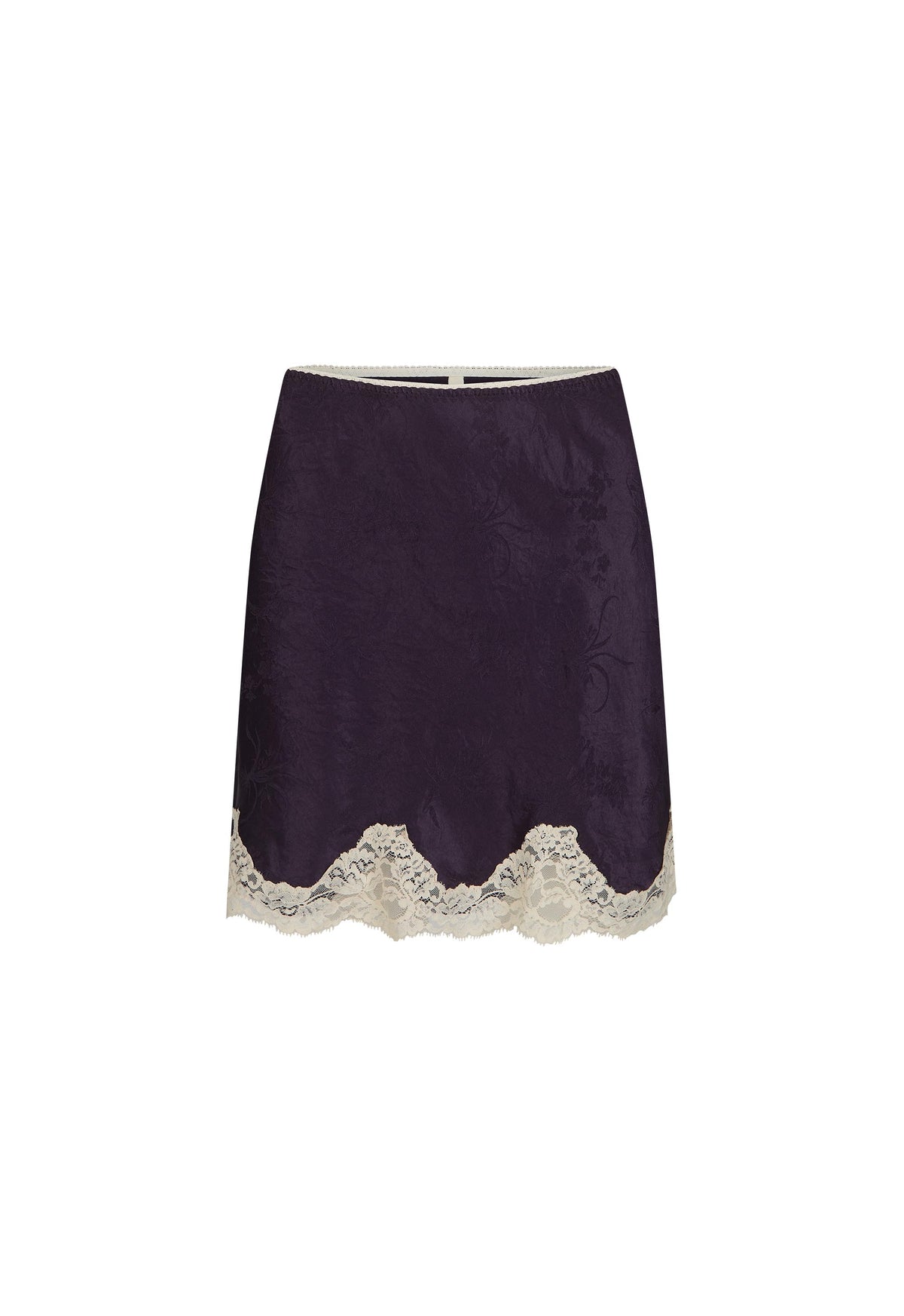 Spell - Lasiandra Lace Mini Skirt - Deep Violet