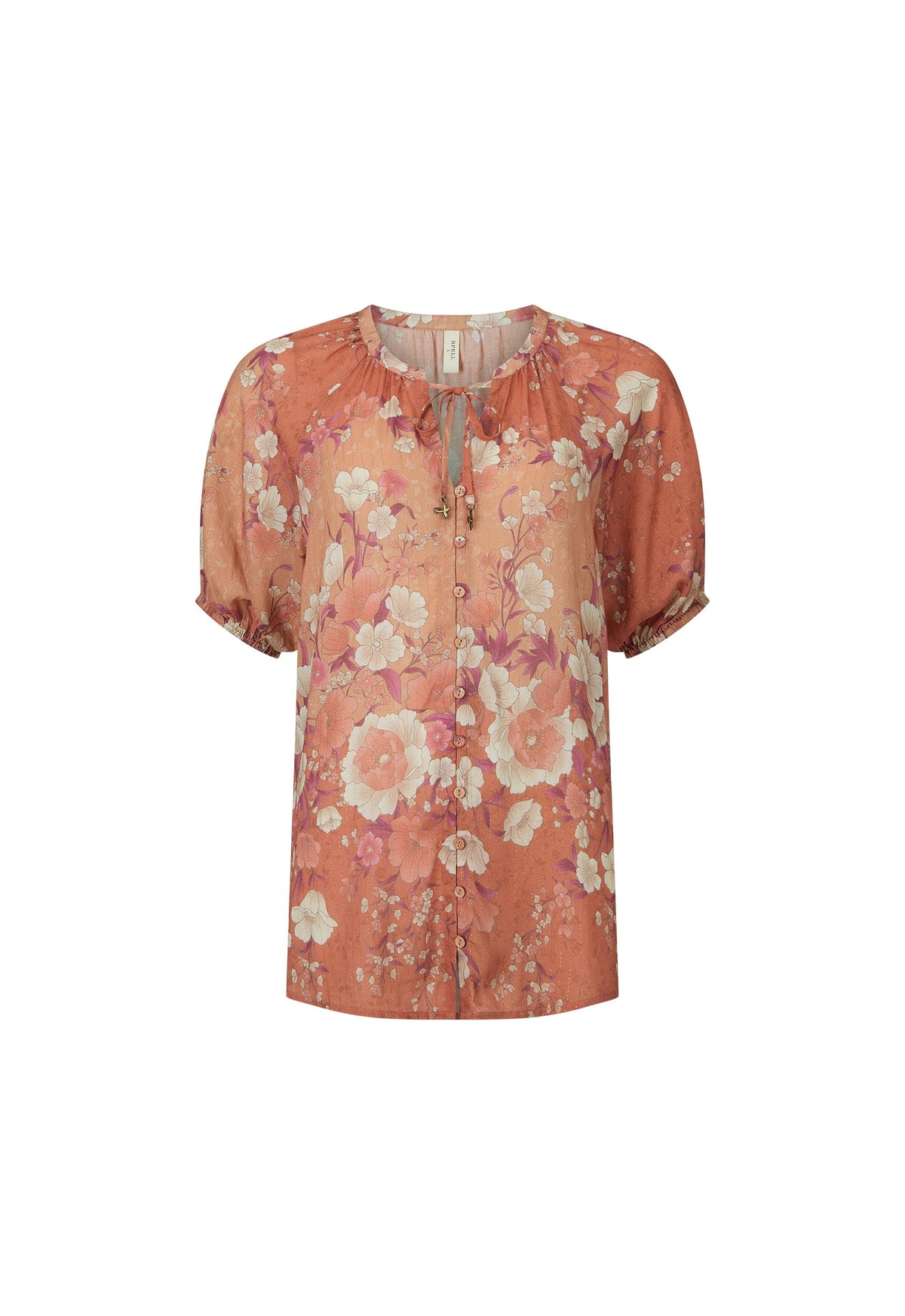 Spell - Isola Short Sleeve Blouse - Sunfade