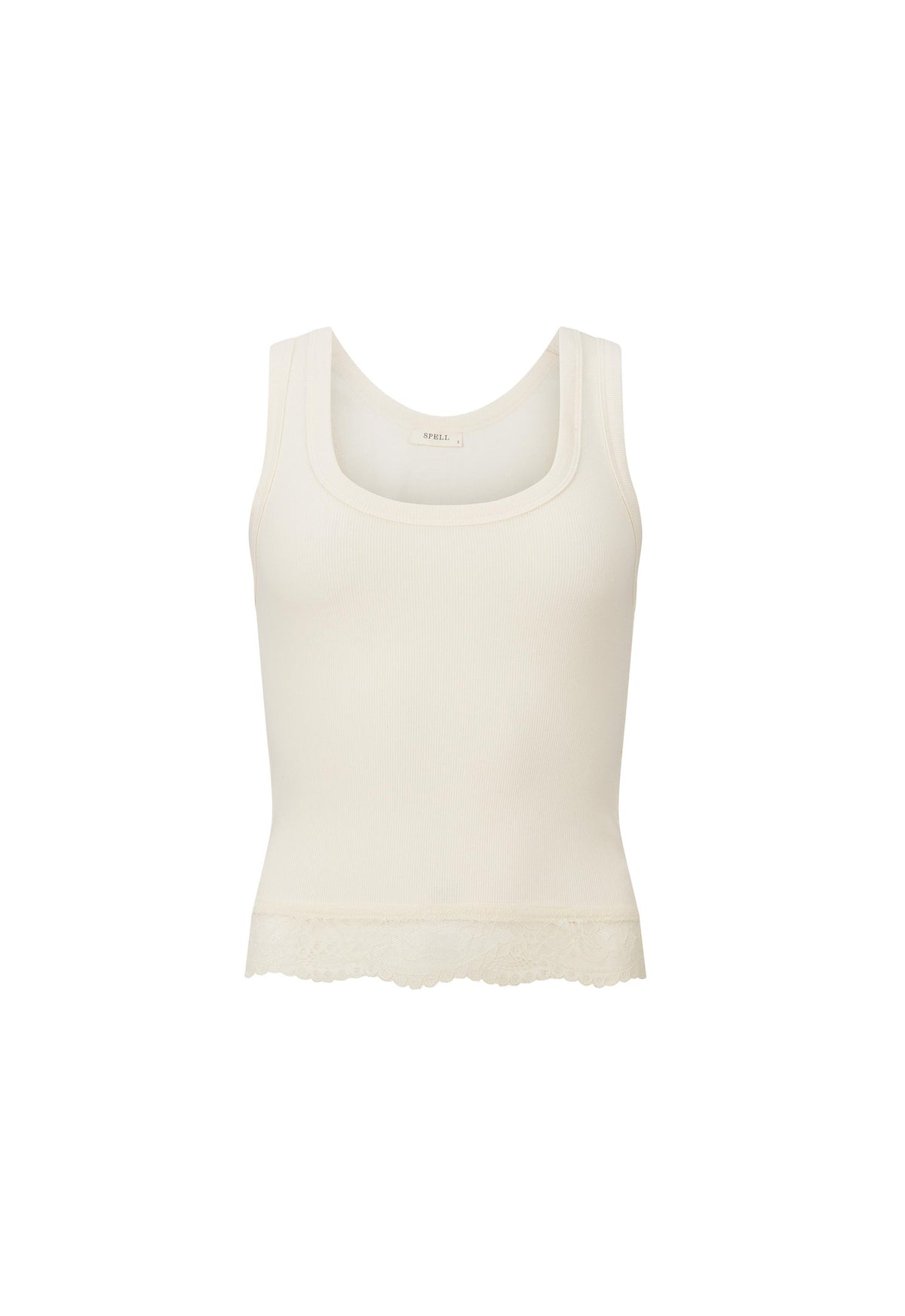 Spell - Zoe Singlet Top - Vintage Cream