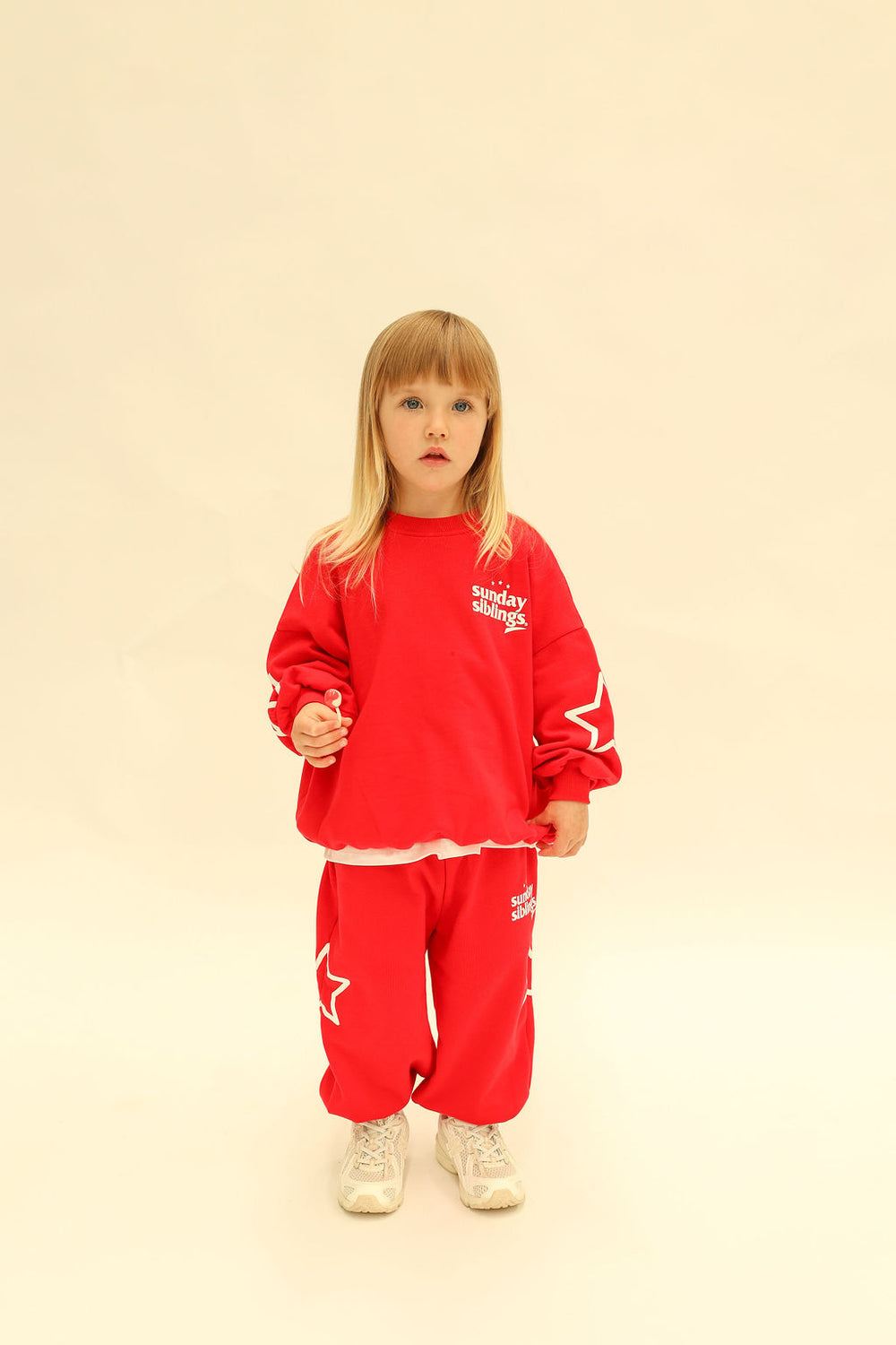 Sunday Siblings - Siblings Set - Red Trackpants