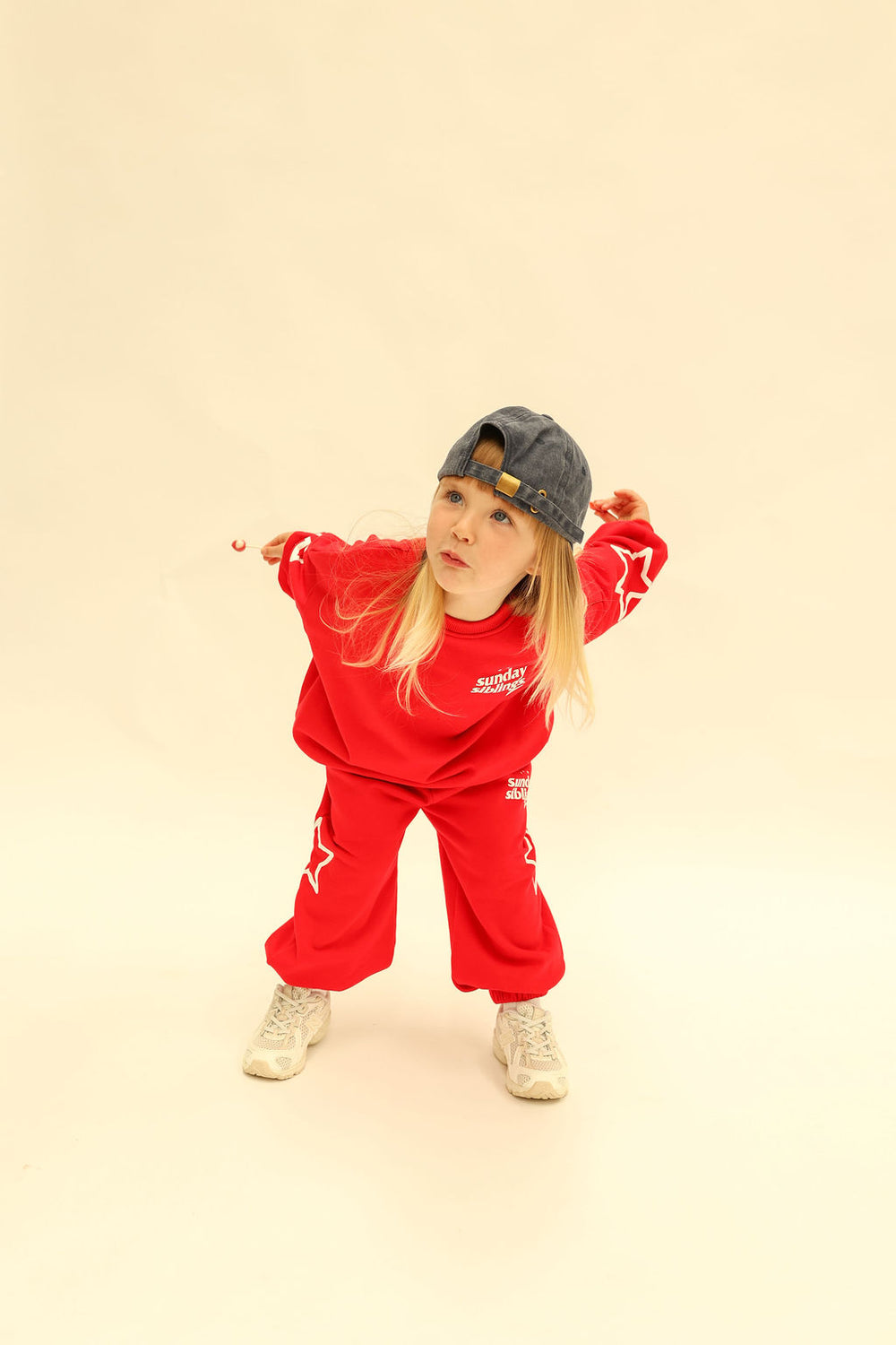 Sunday Siblings - Siblings Set - Red Trackpants