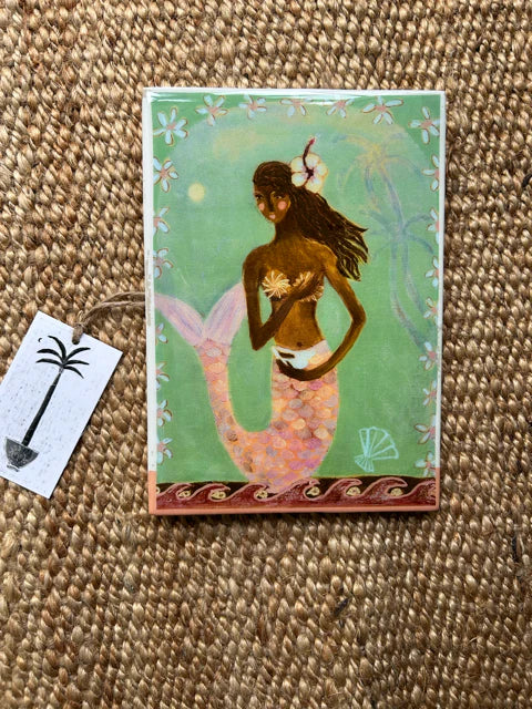 Sue Fantini Art - Sea Sister - Handmade Tile