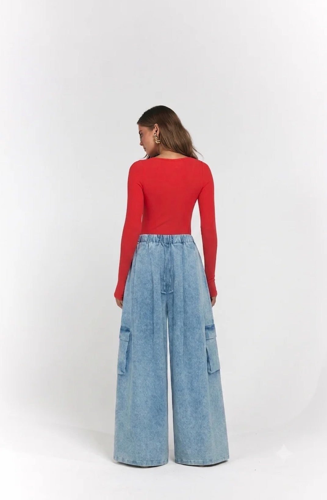 La Boheme Girls - Ezra Pants - Denim Blue