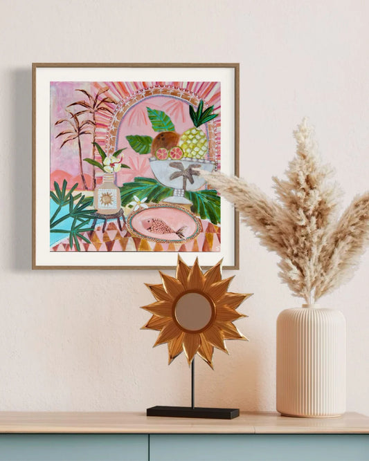 Sue Fantini Art - Jungle Juice - Framed Print