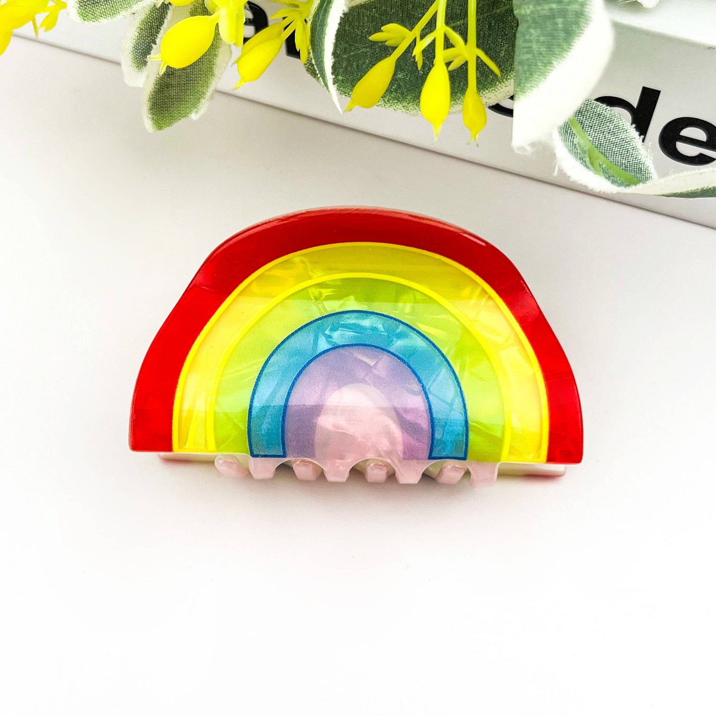 Diva - Rainbow Claw Hair Clip