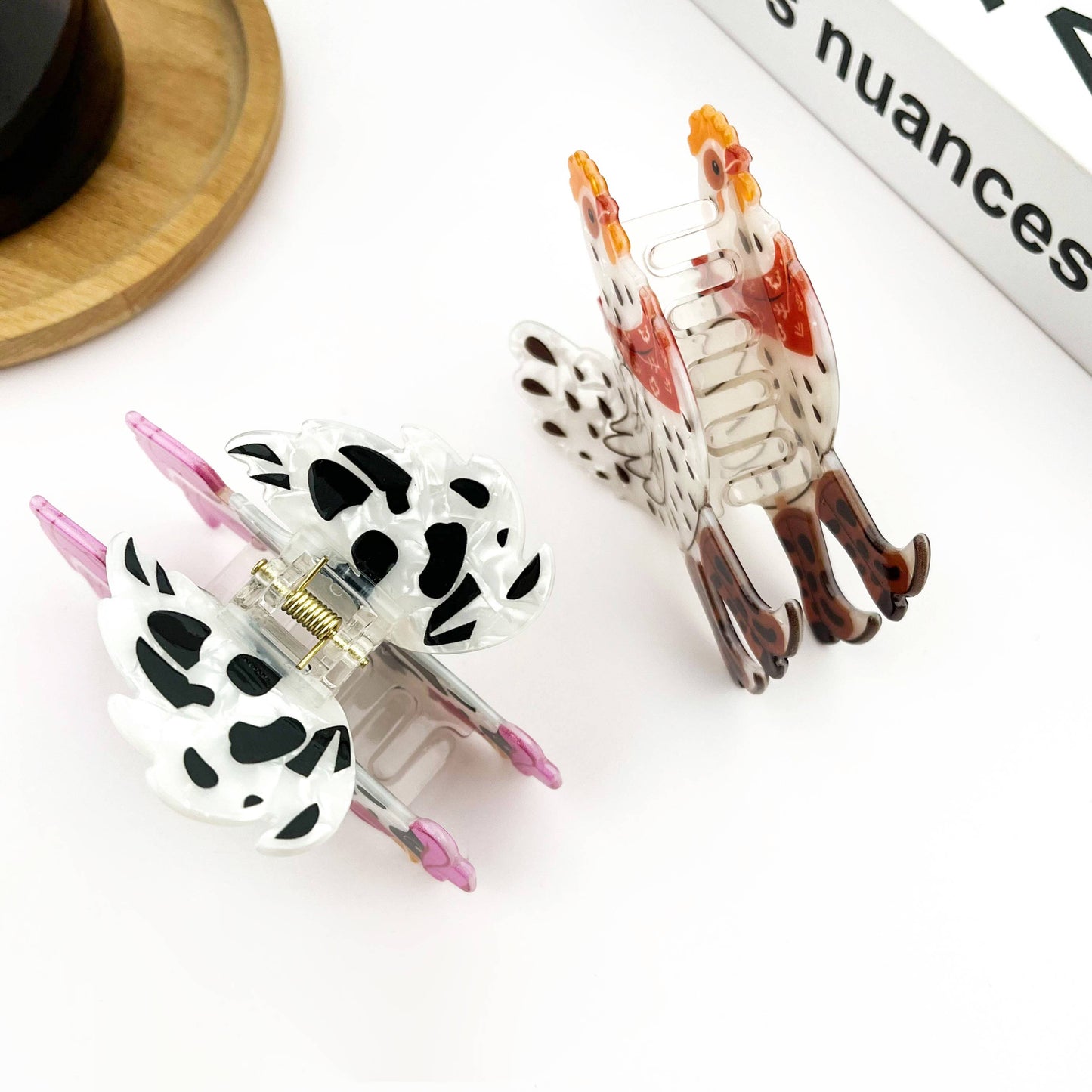 Diva - Chicken Boots Hair Clips