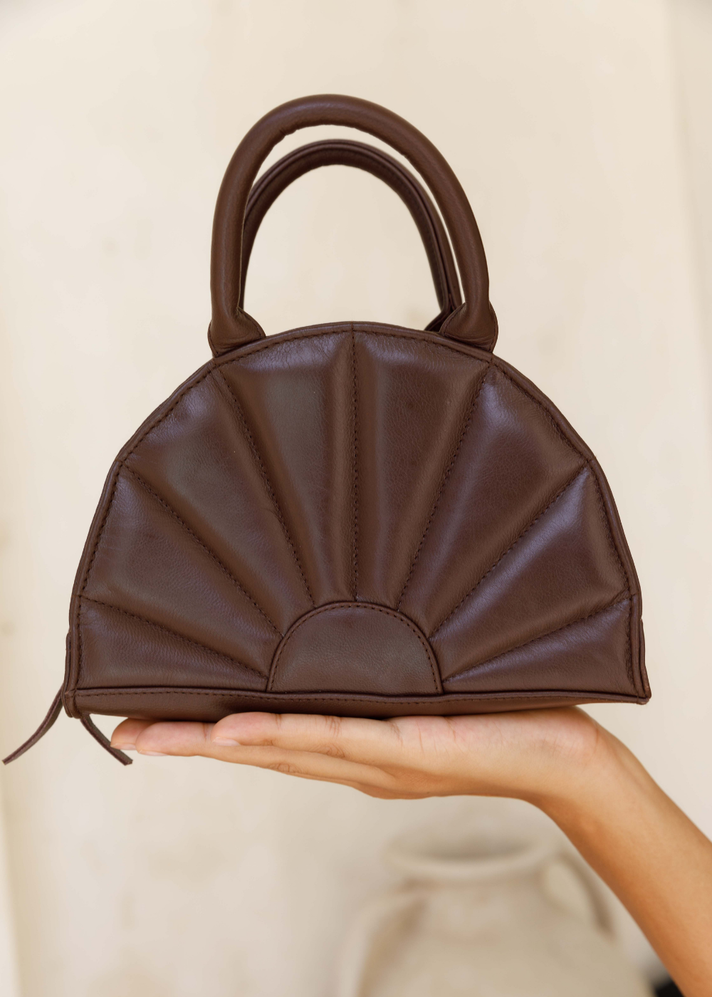 Hobo and Hatch - Soleil Mini Tote - Chocolate