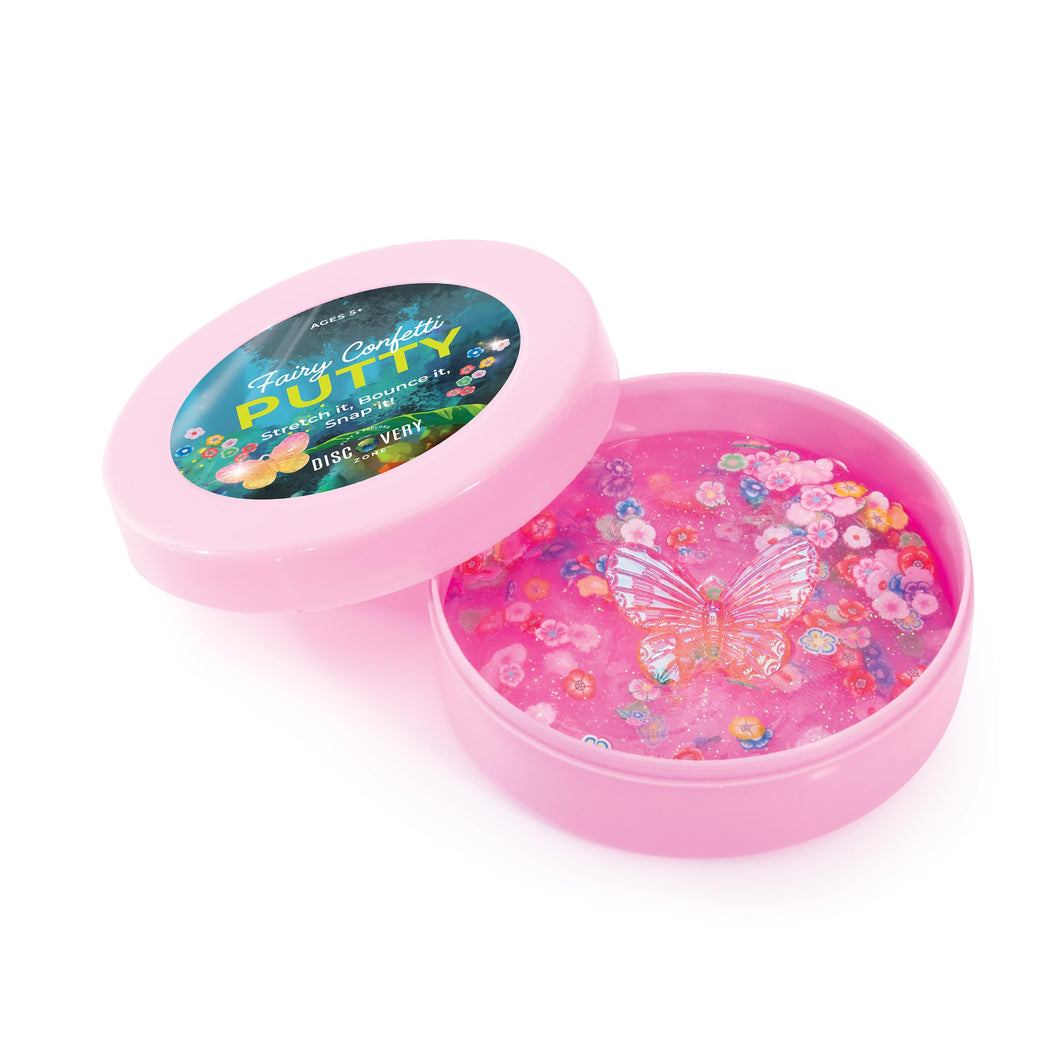Discovery Zone - Fairy Confetti Putty - Pink